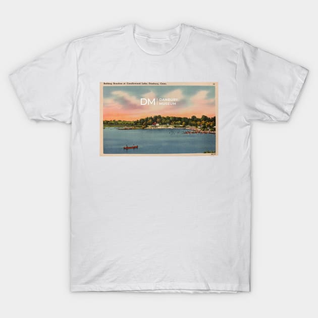 Beach Postcard T-Shirt by Danbury Museum